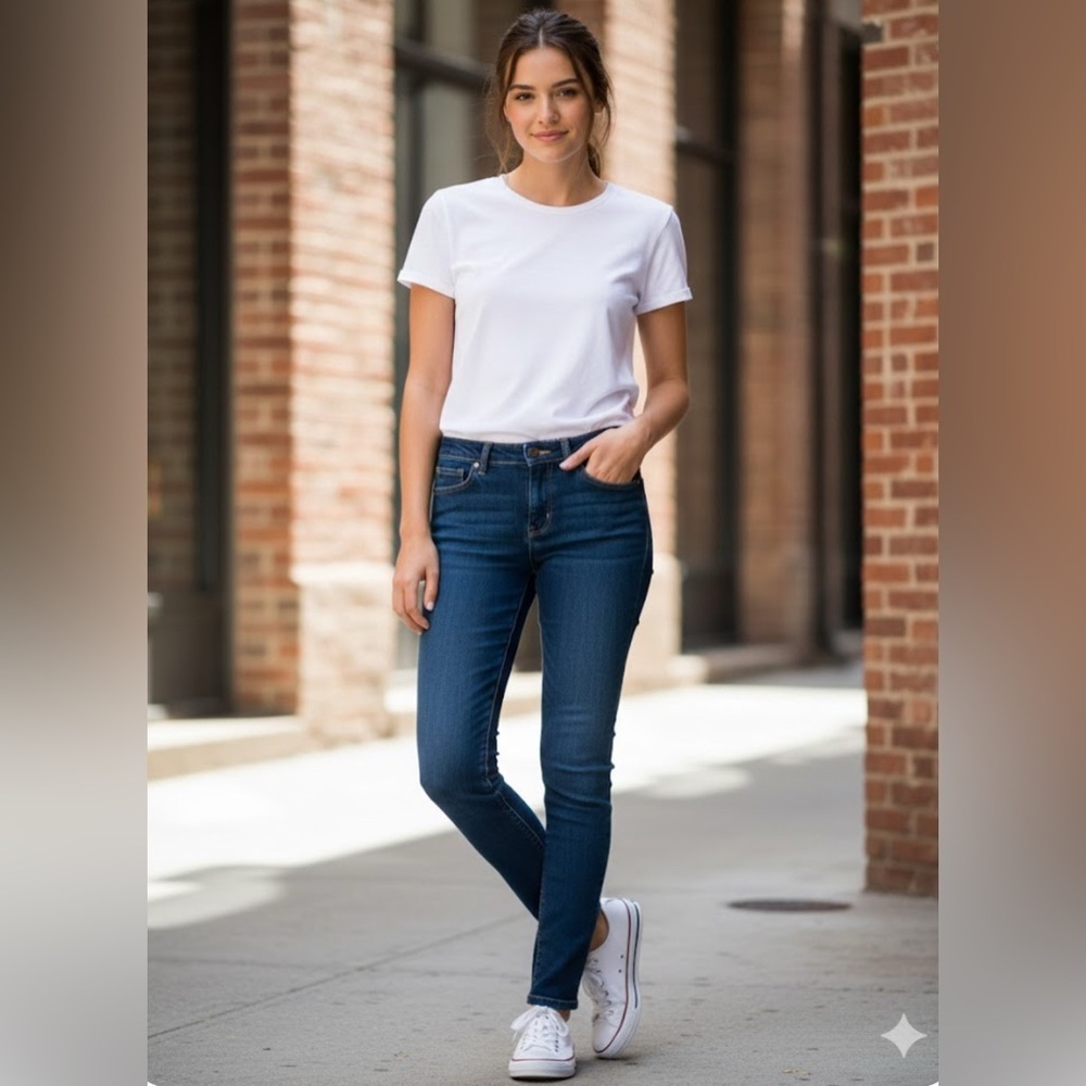 Michael Kors Collection Blue Skinny Jeans Classic Denim
